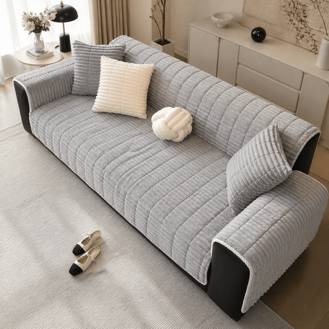 CloudRib Waterproof Flannel Pet Sofa Cover - Pawtique