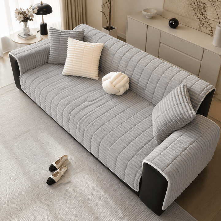 CloudRib Waterproof Flannel Pet Sofa Cover - Pawtique