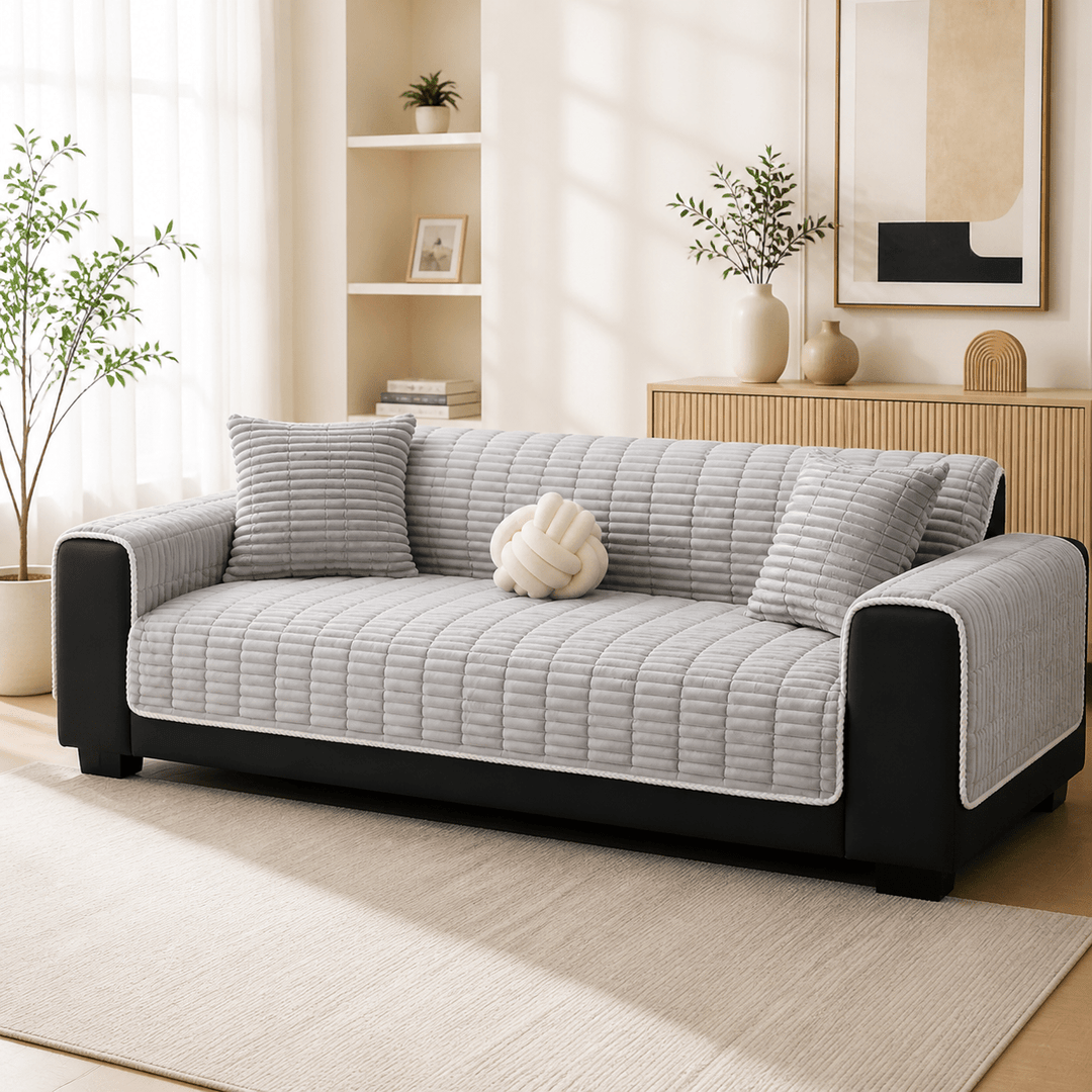 CloudRib Waterproof Flannel Pet Sofa Cover - Pawtique