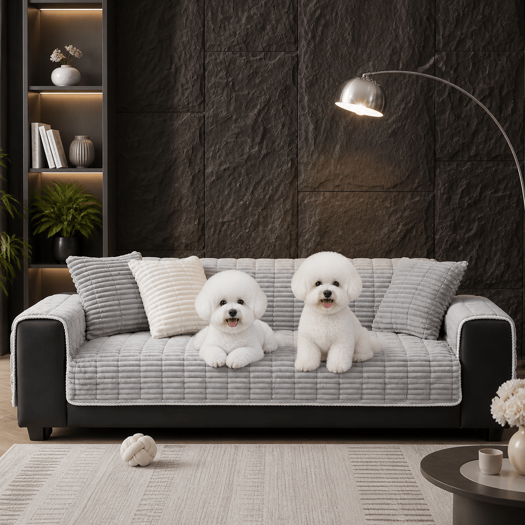 CloudRib Waterproof Flannel Pet Sofa Cover - Pawtique