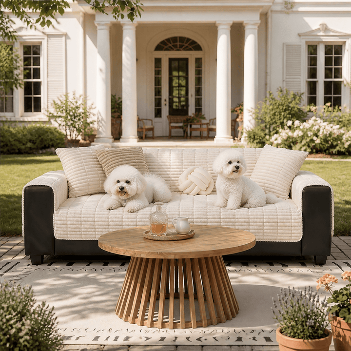 CloudRib Waterproof Flannel Pet Sofa Cover - Pawtique