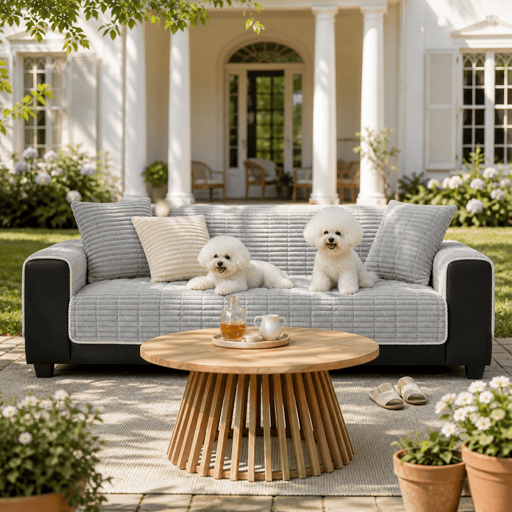 CloudRib Waterproof Flannel Pet Sofa Cover - Pawtique