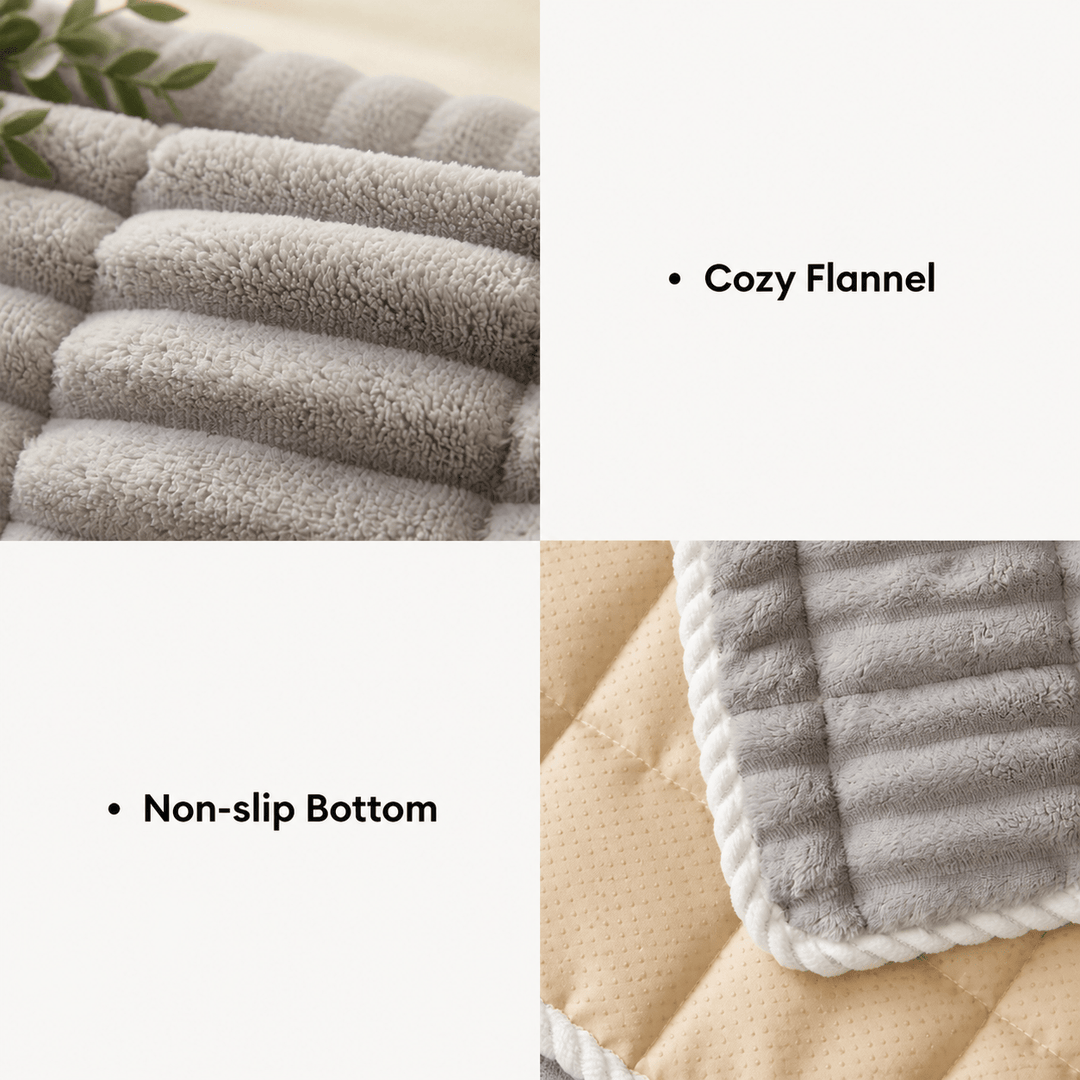 CloudRib Waterproof Flannel Pet Sofa Cover - Pawtique