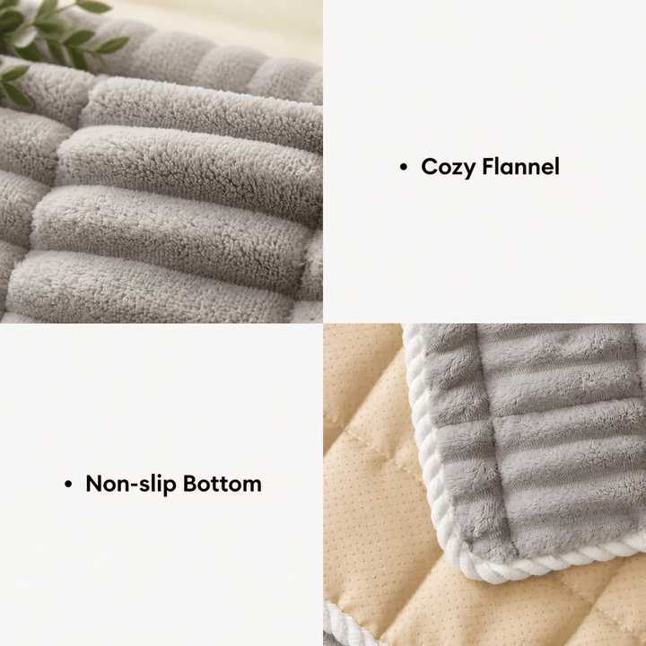 CloudRib Waterproof Flannel Pet Sofa Cover - Pawtique