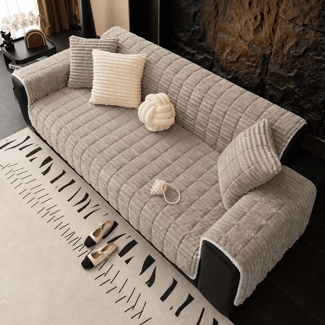 CloudRib Waterproof Flannel Pet Sofa Cover - Pawtique