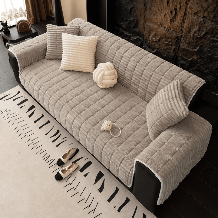 CloudRib Waterproof Flannel Pet Sofa Cover - Pawtique