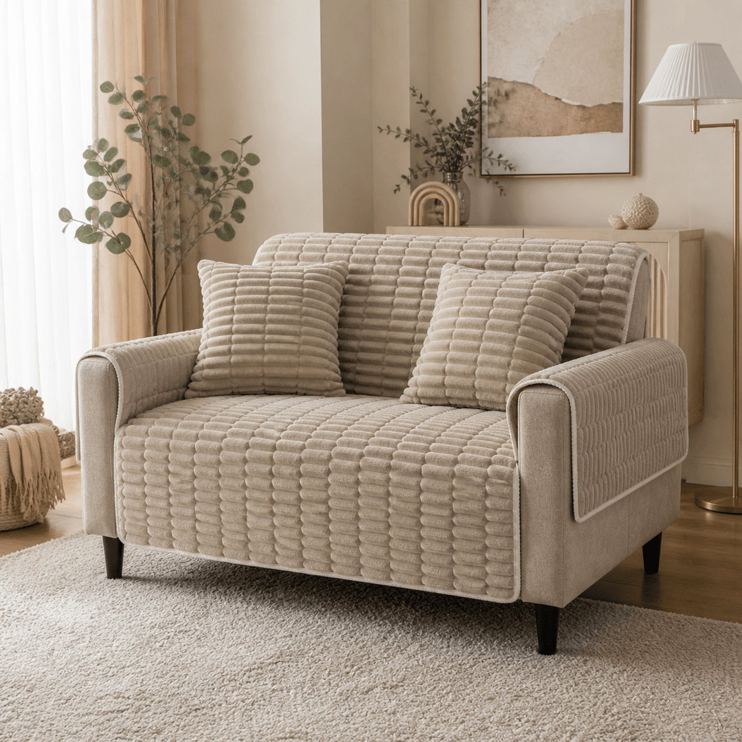 CloudRib Waterproof Flannel Pet Sofa Cover - Pawtique
