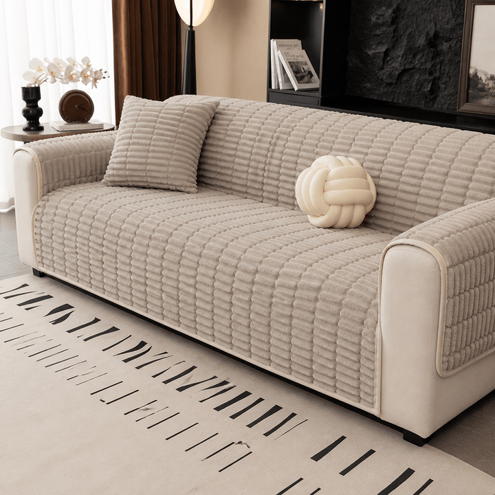CloudRib Waterproof Flannel Pet Sofa Cover - Pawtique