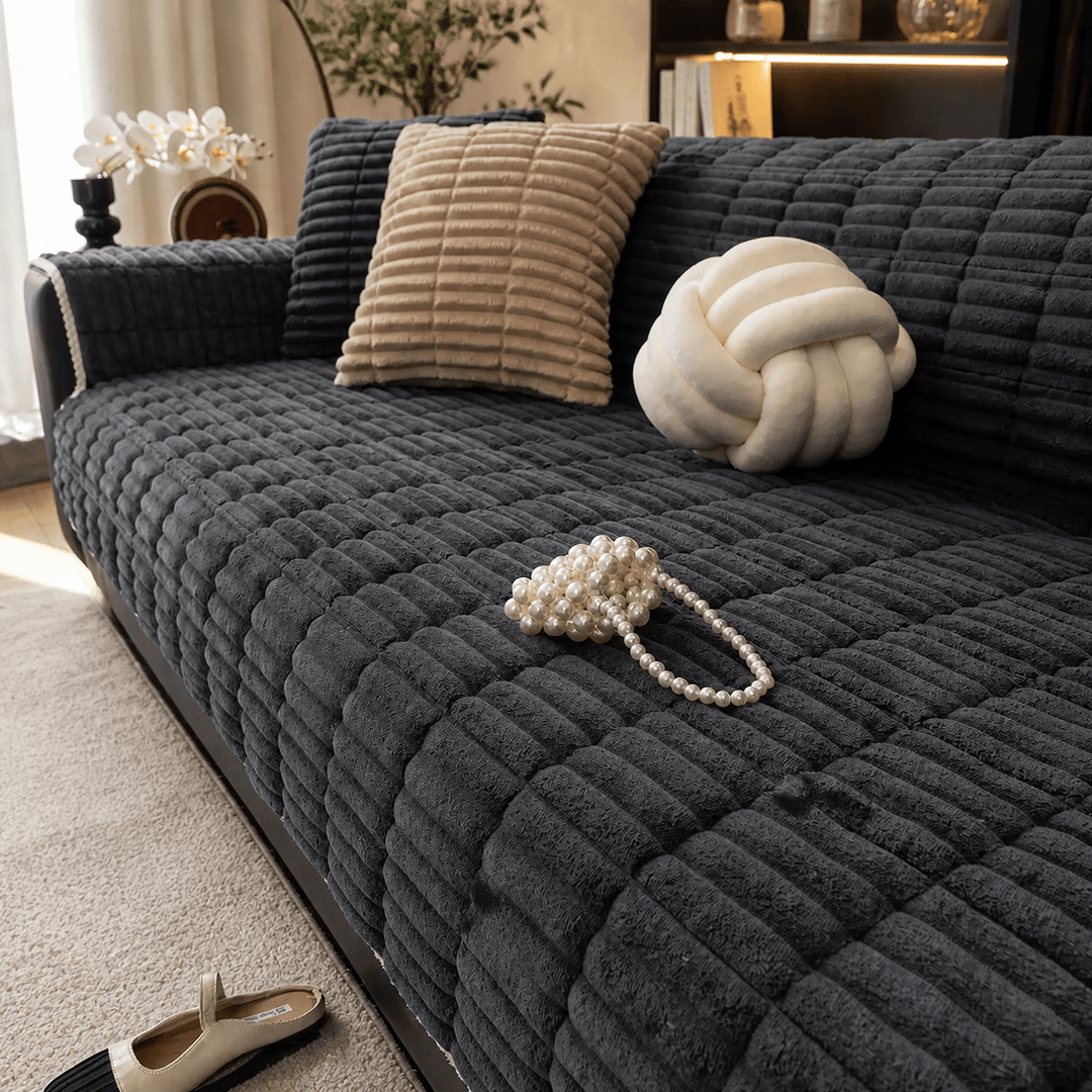 CloudRib Waterproof Flannel Pet Sofa Cover - Pawtique