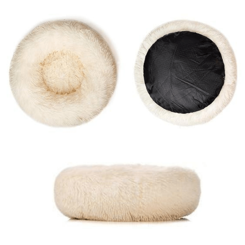 Comfy Anti - Anxiety Calming Dog &amp; Cat Donut Bed | Fluffy Dog Bed - Pawtique