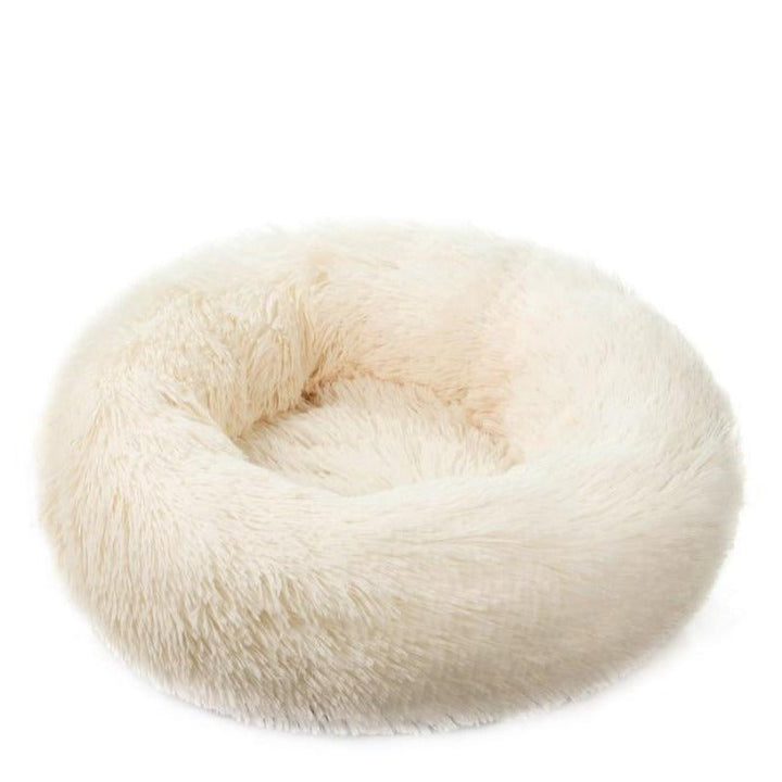 Comfy Anti - Anxiety Calming Dog &amp; Cat Donut Bed | Fluffy Dog Bed - Pawtique