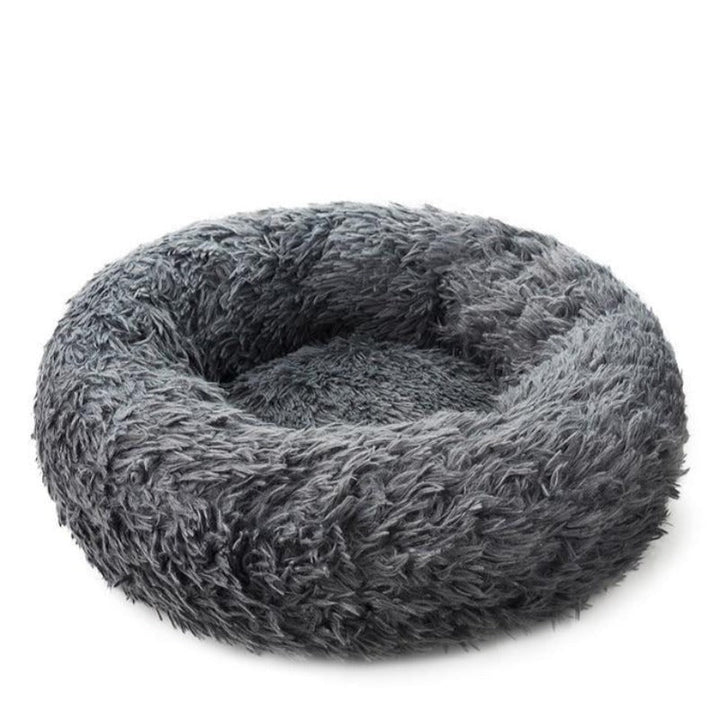 Comfy Anti - Anxiety Calming Dog &amp; Cat Donut Bed | Fluffy Dog Bed - Pawtique