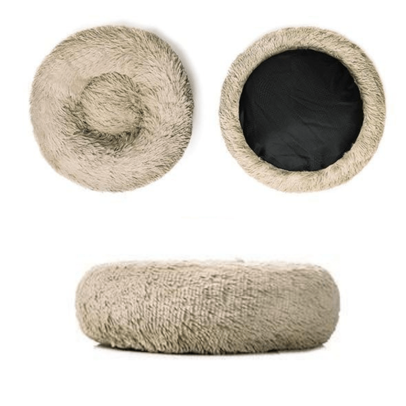 Comfy Anti - Anxiety Calming Dog & Cat Donut Bed | Fluffy Dog Bed - Pawtique