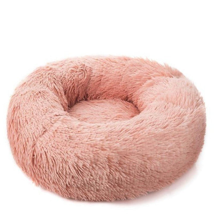 Comfy Anti - Anxiety Calming Dog &amp; Cat Donut Bed | Fluffy Dog Bed - Pawtique