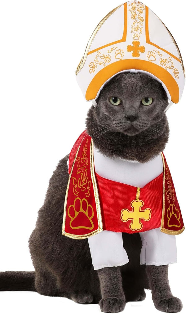 Costumes Dog Pope Outfit - Pawtique