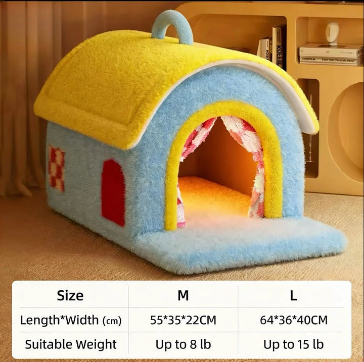 Cozy House Cat Bed - Pawtique