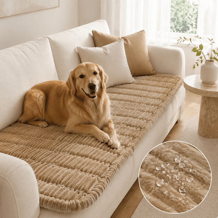 CozyShield™ Waterproof Flannel Sofa Mat - Pawtique