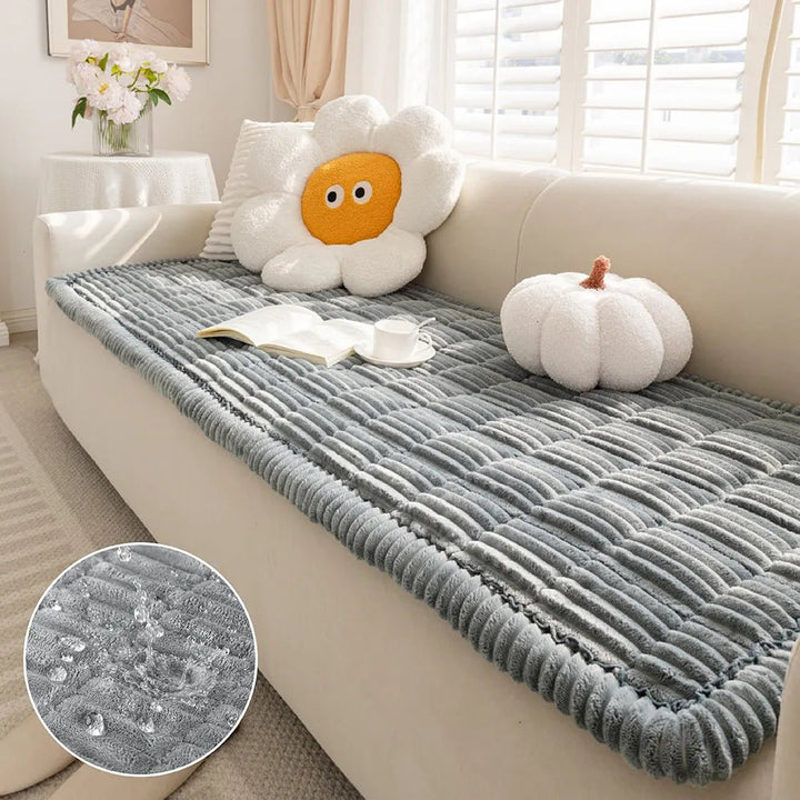 CozyShield™ Waterproof Flannel Sofa Mat - Pawtique