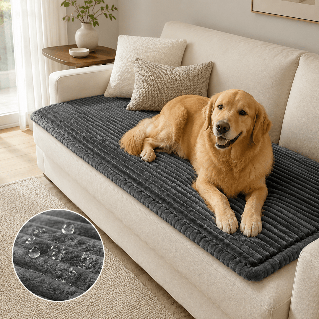 CozyShield™ Waterproof Flannel Sofa Mat - Pawtique