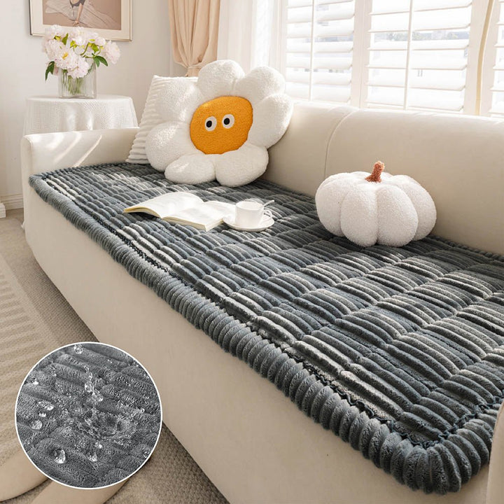 CozyShield™ Waterproof Flannel Sofa Mat - Pawtique