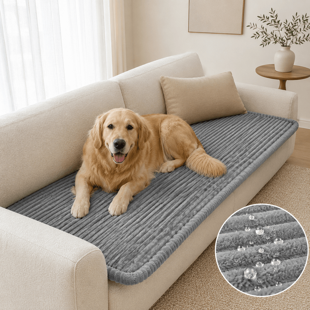 CozyShield™ Waterproof Flannel Sofa Mat - Pawtique