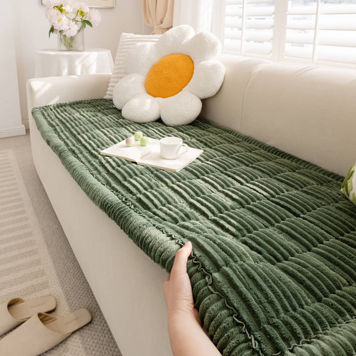 CozyShield™ Waterproof Flannel Sofa Mat - Pawtique