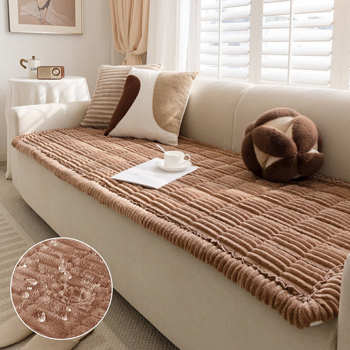 CozyShield™ Waterproof Flannel Sofa Mat - Pawtique