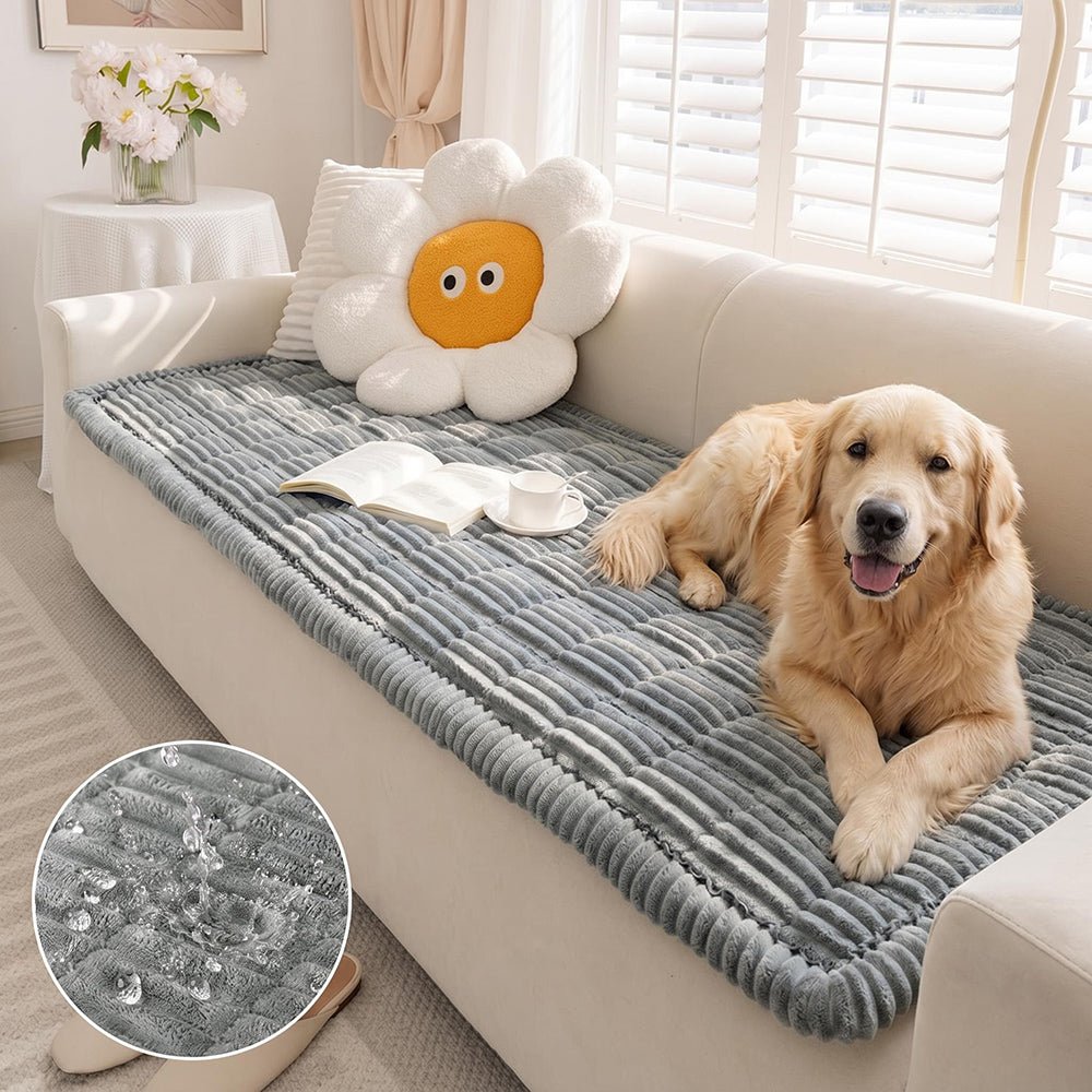 CozyShield™ Waterproof Flannel Sofa Mat - Pawtique