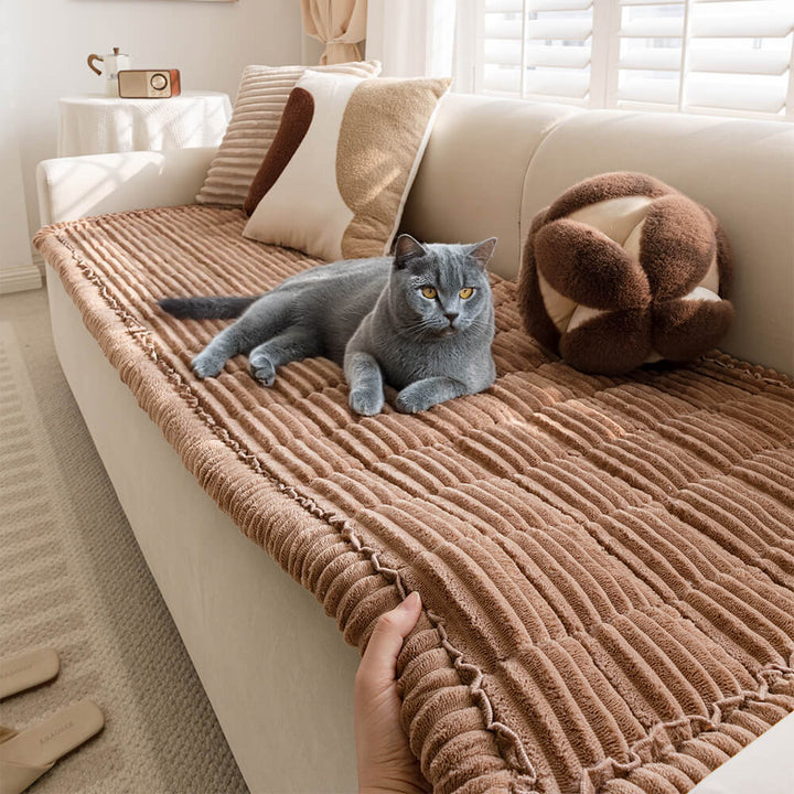 CozyShield™ Waterproof Flannel Sofa Mat - Pawtique