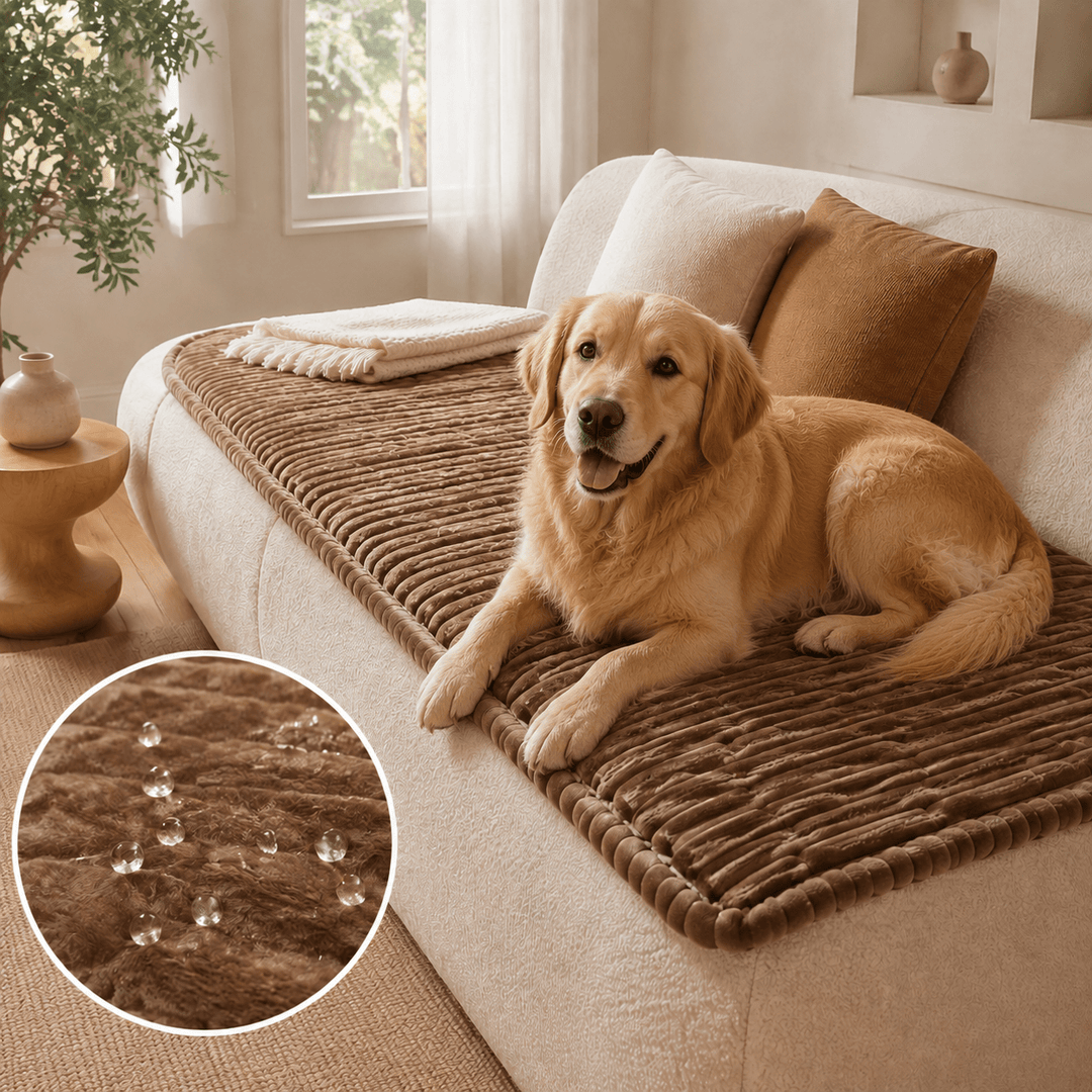 CozyShield™ Waterproof Flannel Sofa Mat - Pawtique