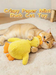 Crispy Paper Mint Duck Cat Toy