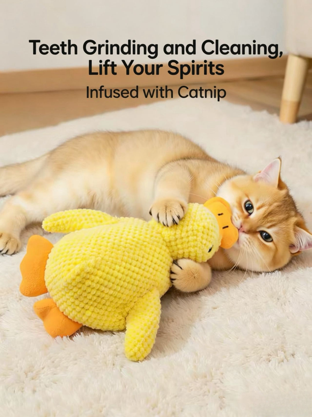 Crispy Paper Mint Duck Cat Toy - Pawtique