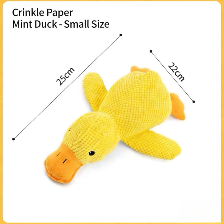 Crispy Paper Mint Duck Cat Toy - Pawtique