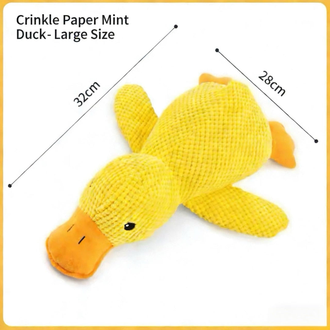 Crispy Paper Mint Duck Cat Toy - Pawtique