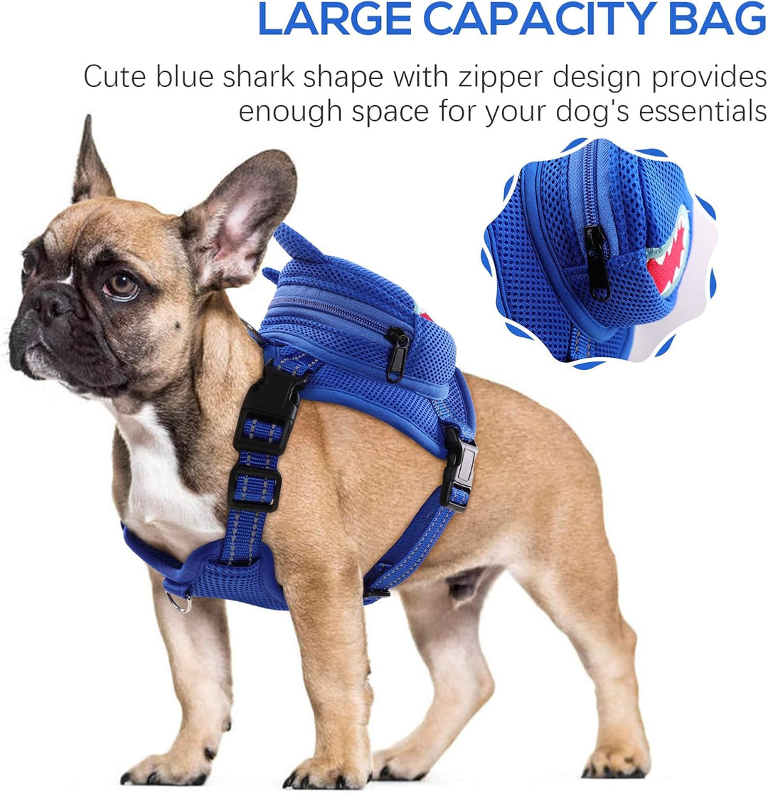 Dog Backpack Harness No - Pull with D - Ring outdoor hiking - Pawtique
