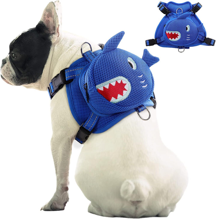 Dog Backpack Harness No - Pull with D - Ring outdoor hiking - Pawtique