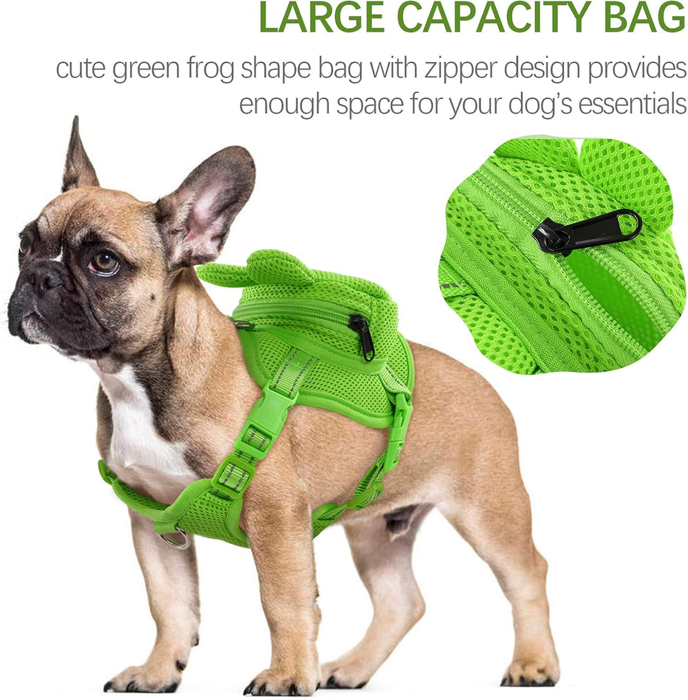 Dog Backpack Harness No - Pull with D - Ring outdoor hiking - Pawtique