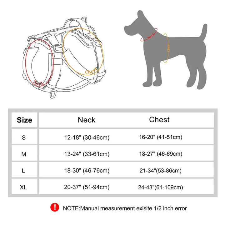 Dog Harness - Reflection and Handle - Pawtique