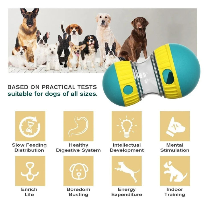 Dog Treat Dispenser Toy Interactive Leaking - Pawtique