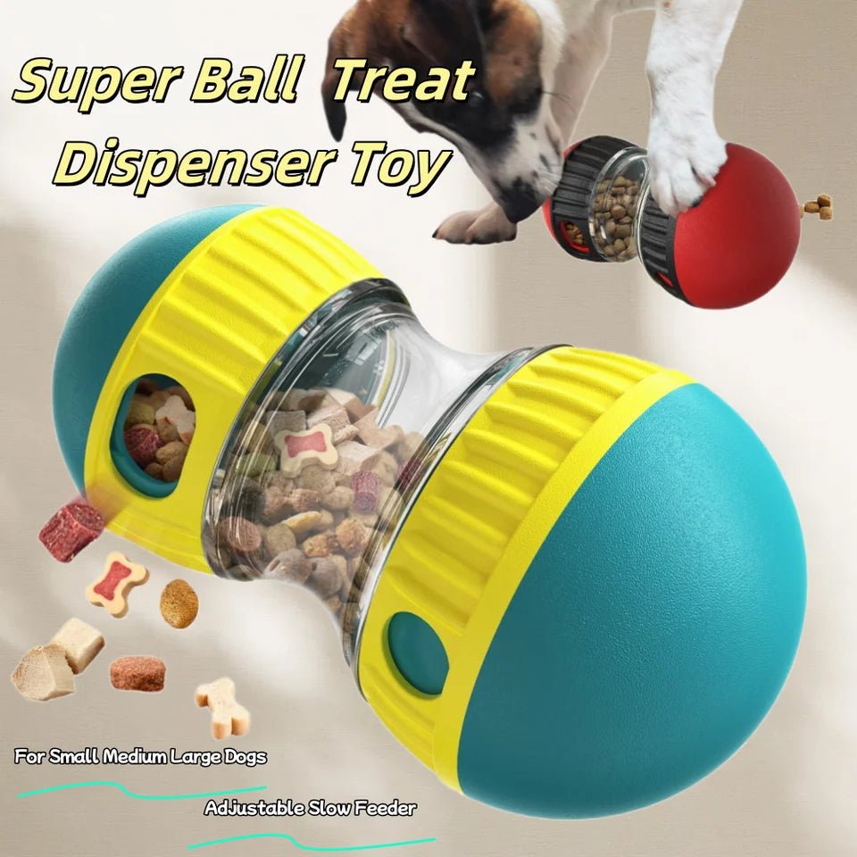 Dog Treat Dispenser Toy Interactive Leaking - Pawtique