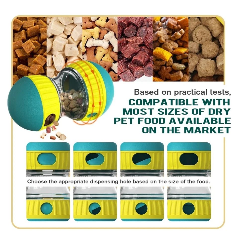 Dog Treat Dispenser Toy Interactive Leaking - Pawtique