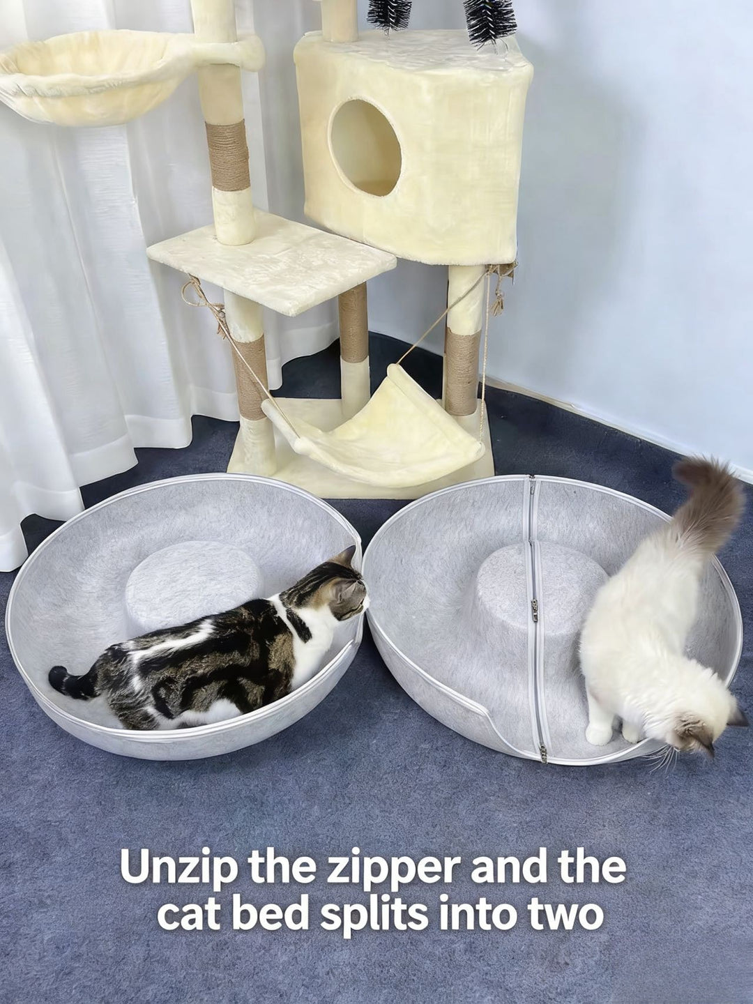 Donut Tunnel Cat Bed - Pawtique