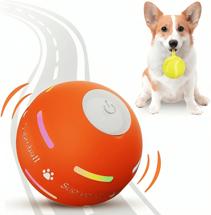 DuraSpin™ Self - Rolling Interactive Dog Ball - Pawtique