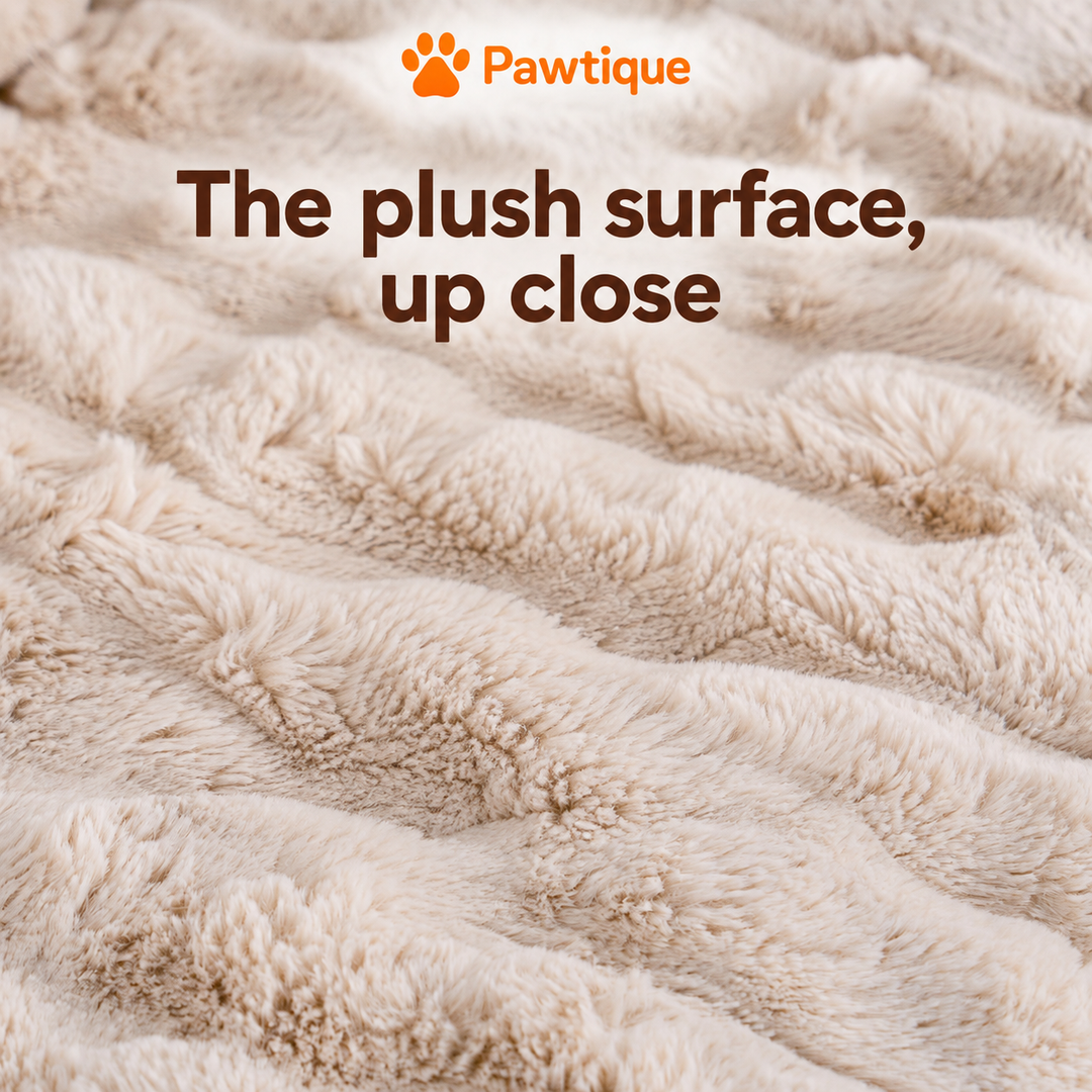 EverDry plush furniture cover: plush detail