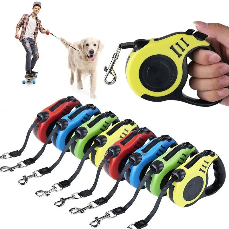 FlexiLoop – Automatic Retractable Dog Leash 3M/5M - Pawtique