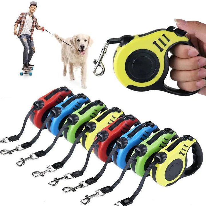 FlexiLoop – Automatic Retractable Dog Leash 3M/5M - Pawtique