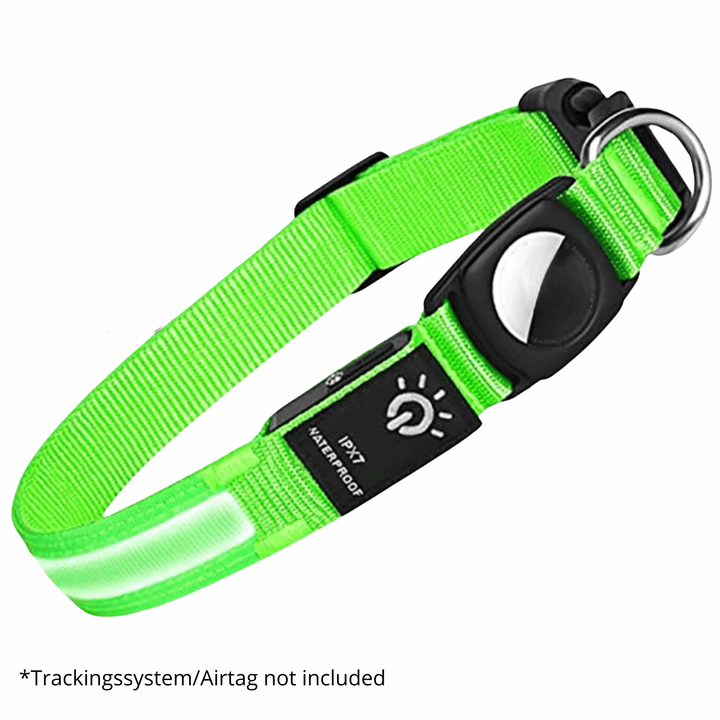 GlowTrack Airtag Dog Collar - Pawtique