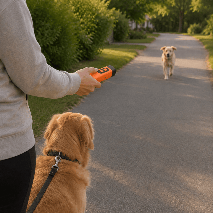 Handheld Ultrasonic Dog Trainer &amp; Deterrent - Pawtique