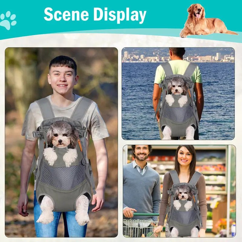 Hands - Free Dog Carrier Backpack: Perfect for Traveling with Your Cat or Dog - Pawtique