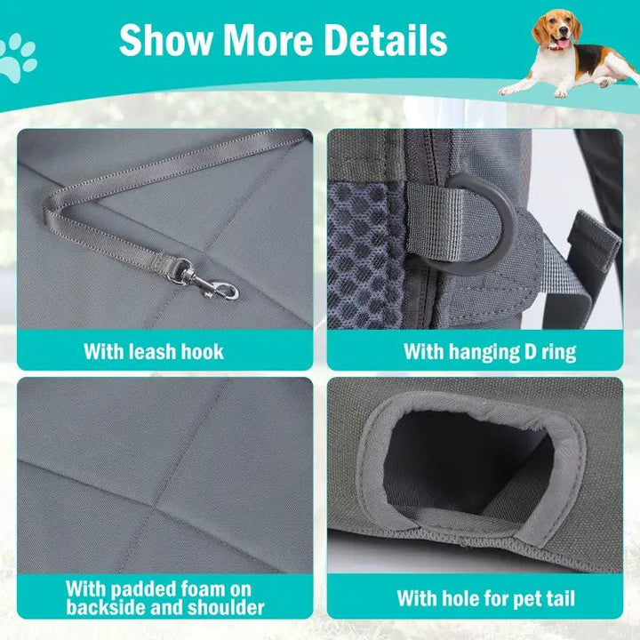 Hands - Free Dog Carrier Backpack: Perfect for Traveling with Your Cat or Dog - Pawtique